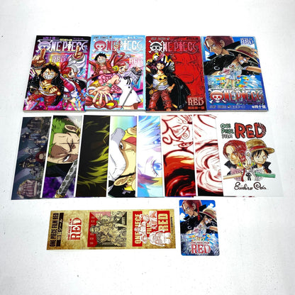 ワンピース ONE PIECE FILM RED 映画特典 冊子3冊 ポストカードセット：