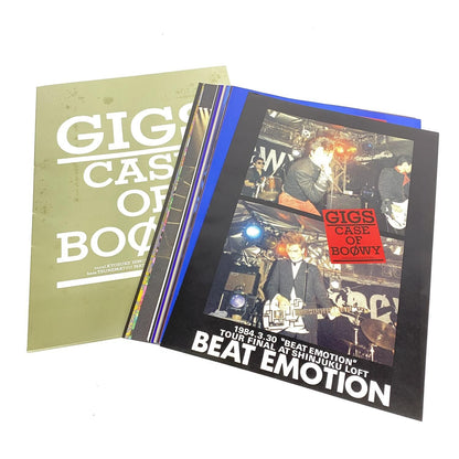BOØWY GIGS CASE OF BOOWY ポスター 28枚セット：