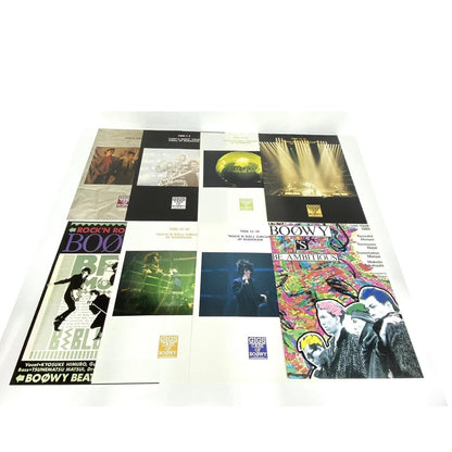 BOØWY GIGS CASE OF BOOWY ポスター 28枚セット：