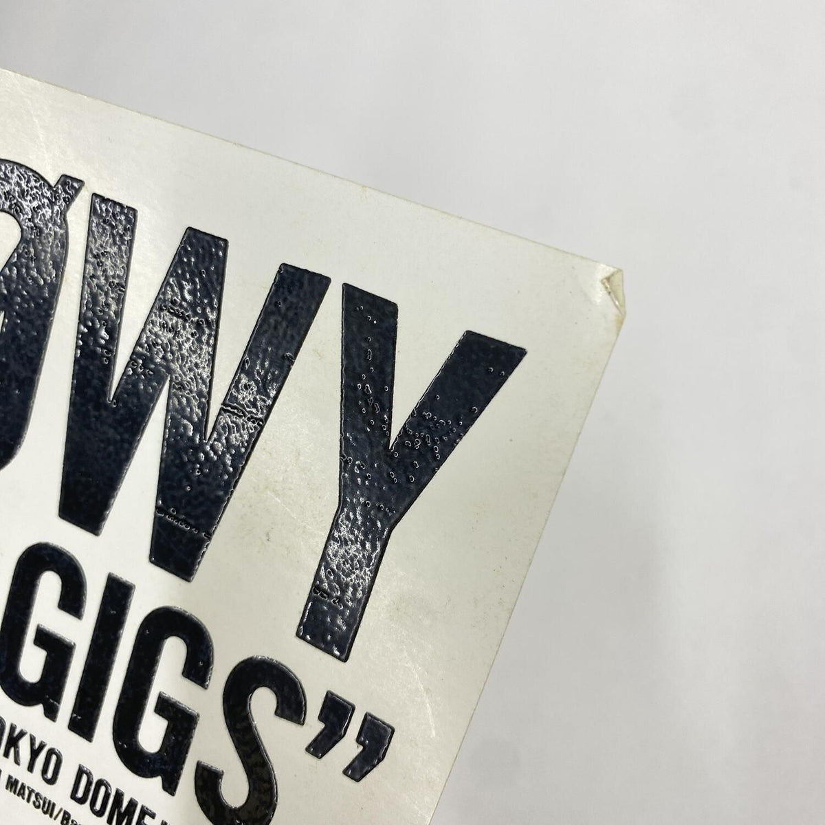 BOØWY LAST GIGS ステッカー シールセット　：