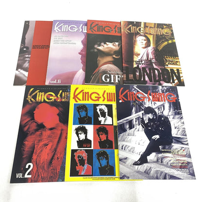氷室京介 KING SWING 会報 7冊セット 当時物 BOOWY ボウイ レア Vol.1～Vol.7：