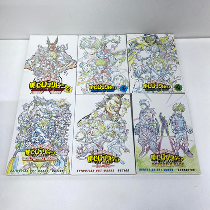 僕のヒーローアカデミア ANIMATION ART WORKS 9冊 原画展 公式図録セット ACTION & CHARACTER：