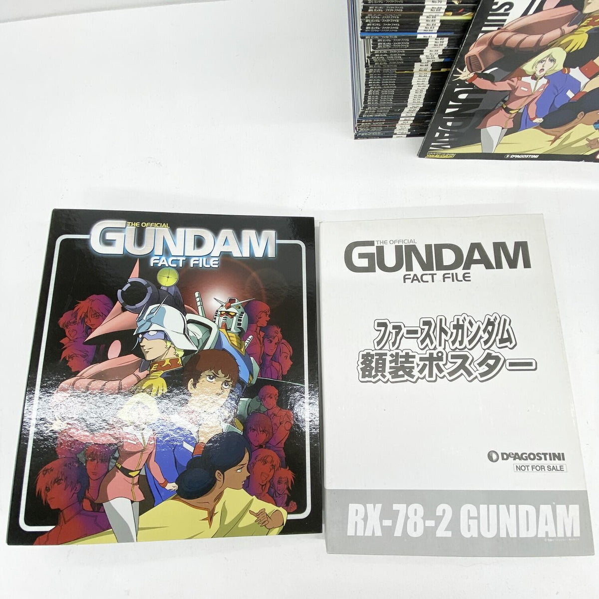 デアゴスティーニ 週刊 ガンダム ファクトファイル GUNDAM FACTFILE 額装ポスター バインダー等 まとめ.