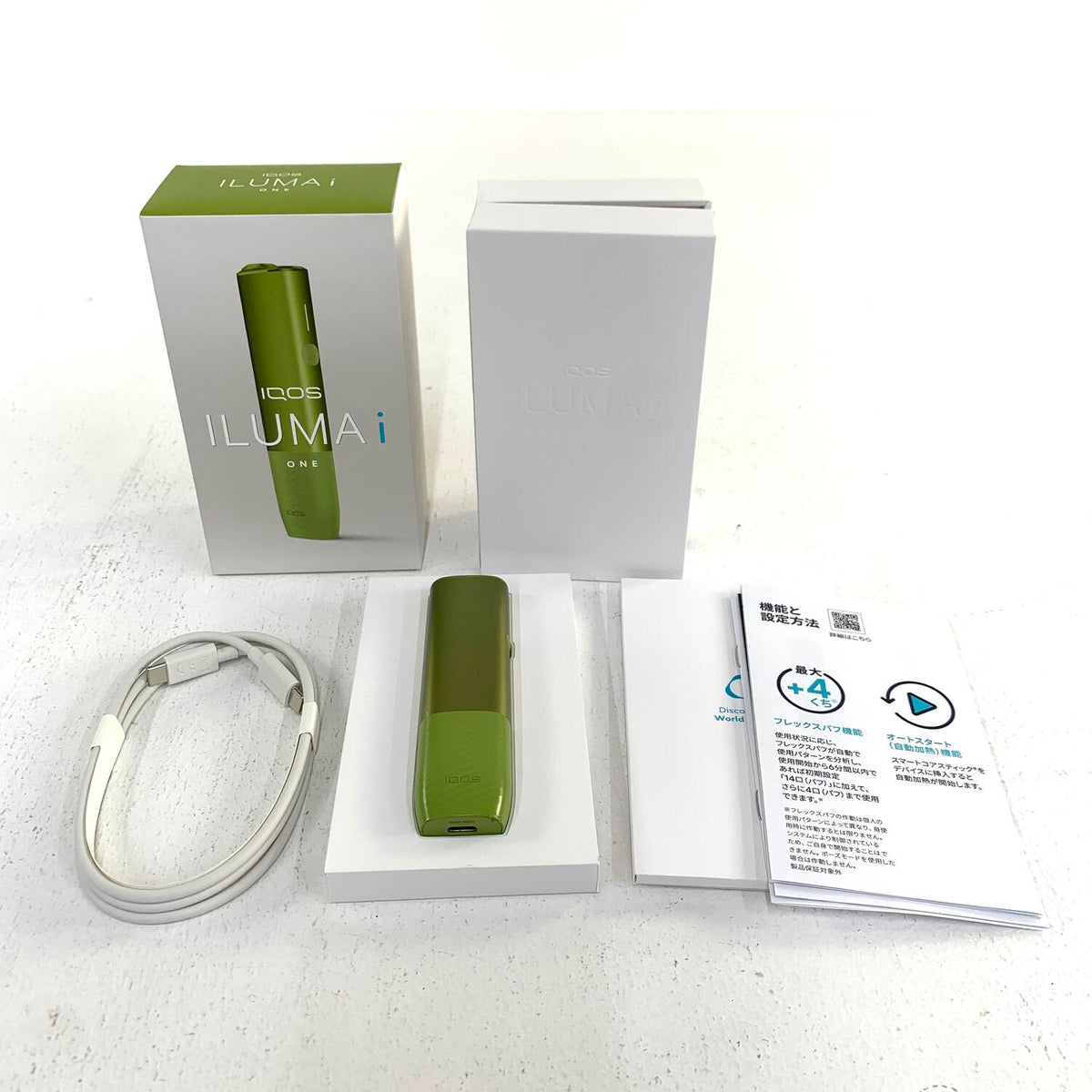 【★加古川物流】中古 iQOS ILUMA I ONE リーフグリーン[3481･967]°【439】【439】【加古川物流】