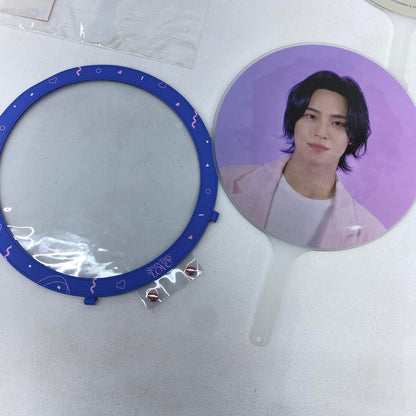 アイドルグッズ 【★加古川物流】中古 ミンギュ　うちわ　CARAT LAND2024/2025/LOVE 3点セット**【353】【353】【加古川物流】