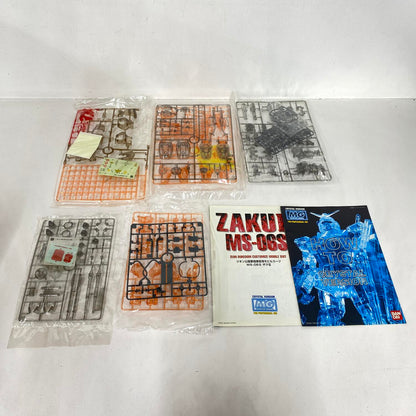 1/100スケール MG ZAKU ザク2 MS-06S ジオン公国軍指揮官用モビルスーツ クリスタルバージョン【パーツ完品】：