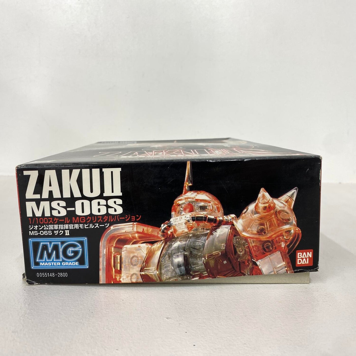 1/100スケール MG ZAKU ザク2 MS-06S ジオン公国軍指揮官用モビルスーツ クリスタルバージョン【パーツ完品】：