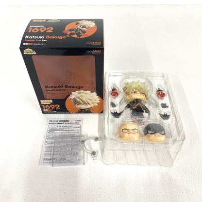 ヒロアカ 爆豪勝己 ステルススーツver. ねんどろいど 1692 グッドスマイルカンパニー フィギュア【パーツ完品】：