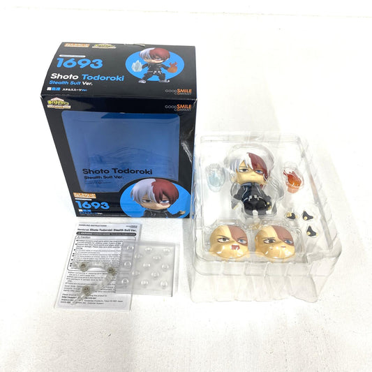 ヒロアカ 轟焦凍 ステルススーツver. ねんどろいど 1693 フィギュア グッドスマイルカンパニー【パーツ完品】：