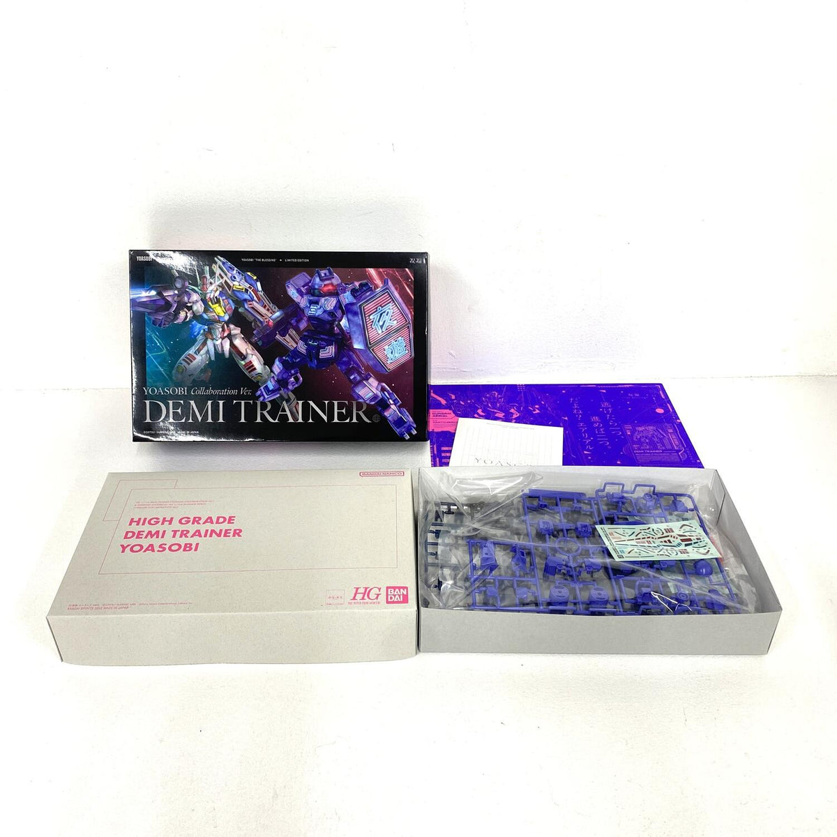 HG 1/144 デミトレーナー YOASOBIコラボ DEMI TRAINER【CD欠品/パーツ完品】：