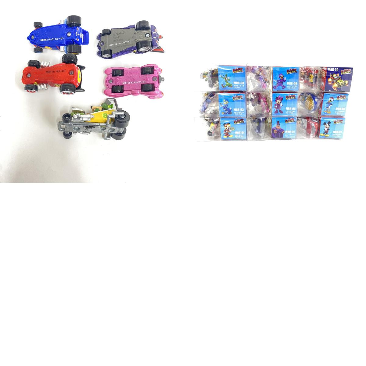 ミッキーマウスとロードレーサーズ トミカ MRR01～09 9台セット タカラトミー：