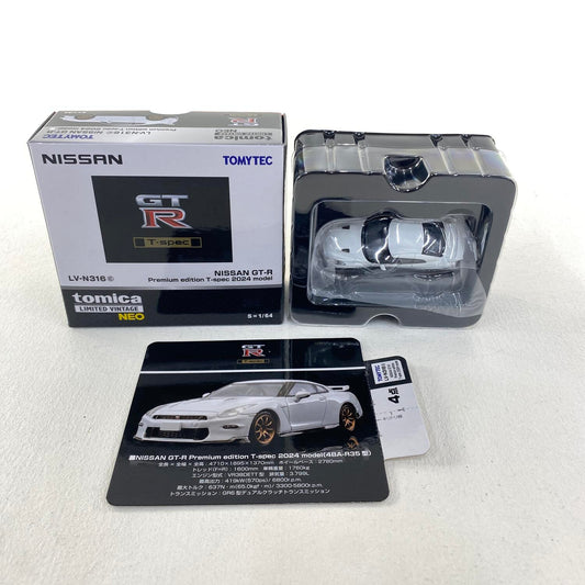 1/64 トミカリミテッドヴィンテージネオ NISSAN 日産 GT-R プレミアムエディション T-Spec 2024モデル LV-N316 トミーテック：