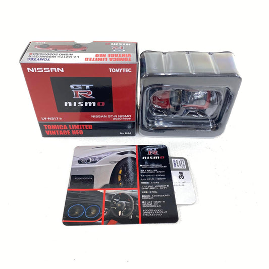 1/64 トミカリミテッドヴィンテージネオ NISAN 日産 GT-R NISMO 2020 モデル 赤 レッド LV-N217 トミーテック：
