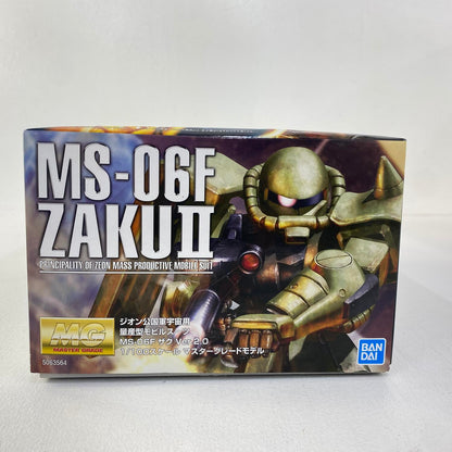 MG 1/100 MS-06F ザク Ver.2.0 ジオン公国軍宇宙用 量産型モビルスーツ バンダイ【パーツ完品】：