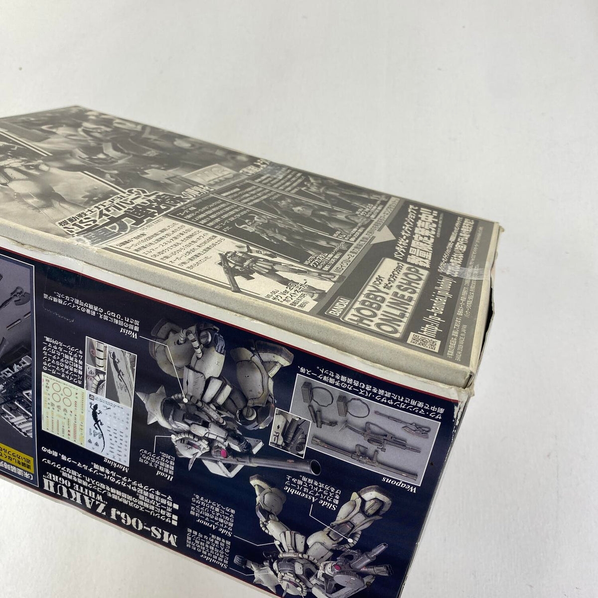 MG 1/100 重力戦線 MS-06J ザク Ver.2.0 ホワイトオーガー ジオン公国軍地上用モビルスーツ【パーツ完品】：