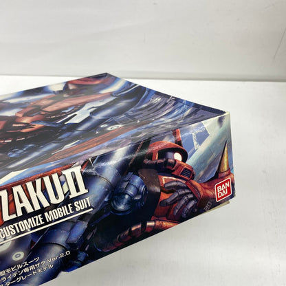 MG 1/100 MS-06R-2 ジオン公国軍 ジョニー・ライデン専用ザクII Ver.2.0 宇宙空間戦闘用高機動型モビルスーツ【パーツ完品】：