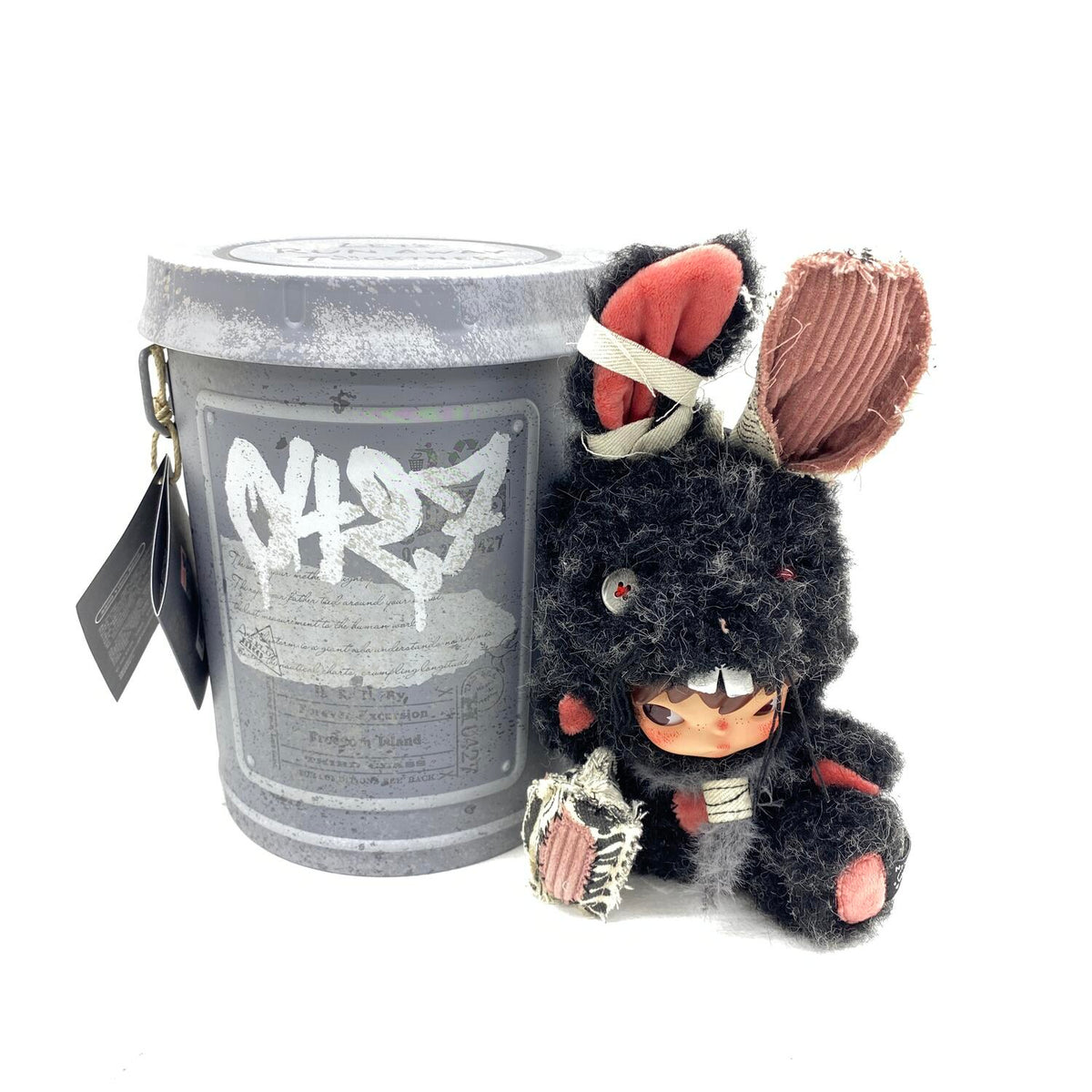 POP MART Hirono Little Hare ぬいぐるみペンダント シークレットカラー：