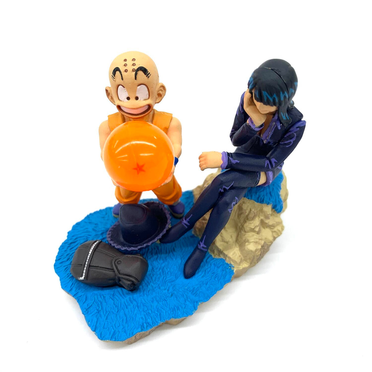 ドラゴンボール ワンピース フィギュア クリリン＆ロビン フィギュア.,