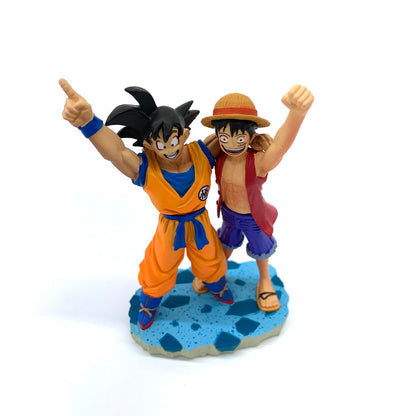 ワンピース ドラゴンボール フィギュア 悟空＆ルフィ .,