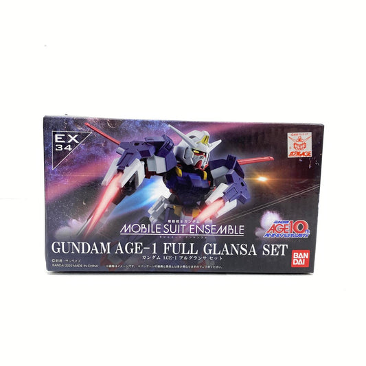 未開封 プレバン ガシャデパ限定 機動戦士ガンダム MOBILE SUIT ENSEMBLE EX34 ガンダムAGE-1 フルグランサセット：
