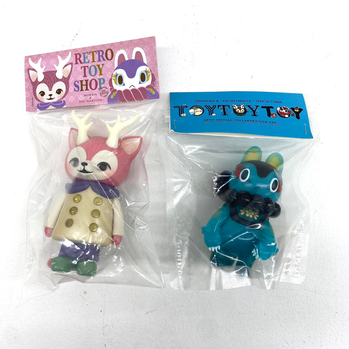 未開封 TOYTOYTOY イヌハリゴン RETRO TOY SHOP MORRIS ソフビ 2点セット ：