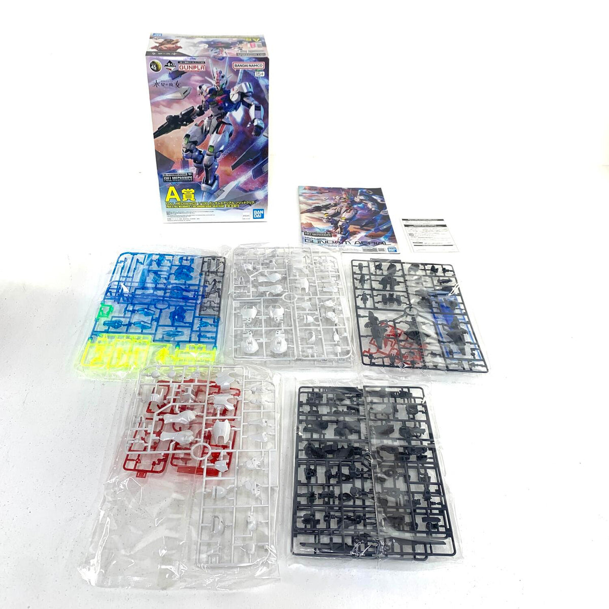 未組立 一番くじ 機動戦士ガンダム ガンプラ2024 A賞 1/100 ガンダムエアリアル ソリッドクリア 【パーツ完品】°