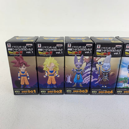 未開封 ドラゴンボールZ 劇場版 ワールドコレクタブルフィギュアvol.1 ～神と神～全8種**