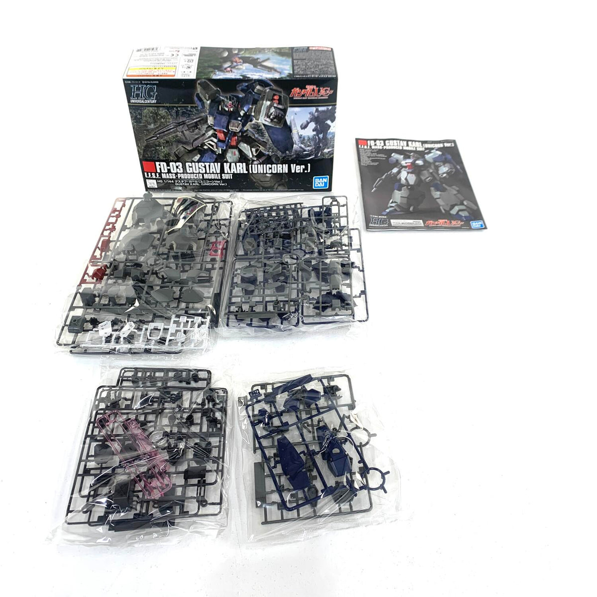 未組立 HG 1/144 Fグスタフ・カール (ユニコーンVer.) 機動戦士ガンダムUC 【パーツ完品】°