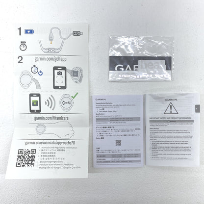 【★加古川物流】中古 GARMIN ガーミン Approach S70 47mm GPS ゴルフ スマートウォッチ[3481･967]..【430】【430】【430】【加古川物流】