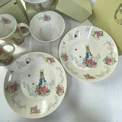 その他雑貨 【★加古川物流】中古 PETER RABBIT 食器 ボウル マグカップ プレート ６点セット°°【426】【426】【加古川物流】