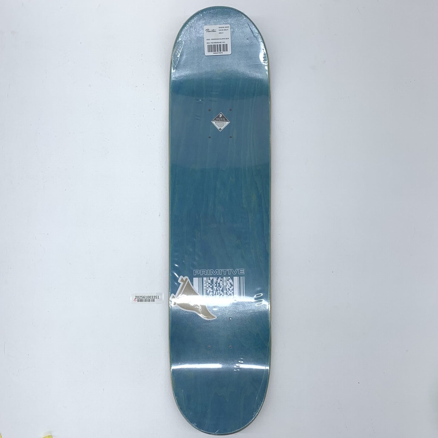 未開封 PRIMITIVE プリミティブ RODRIGUEZ ECLIPSE DECK 8インチ デッキテープ付 / ロドリゲス イクリプスデッキ / 8.0×31.75 / 約805*205mm 約1230ｇ..