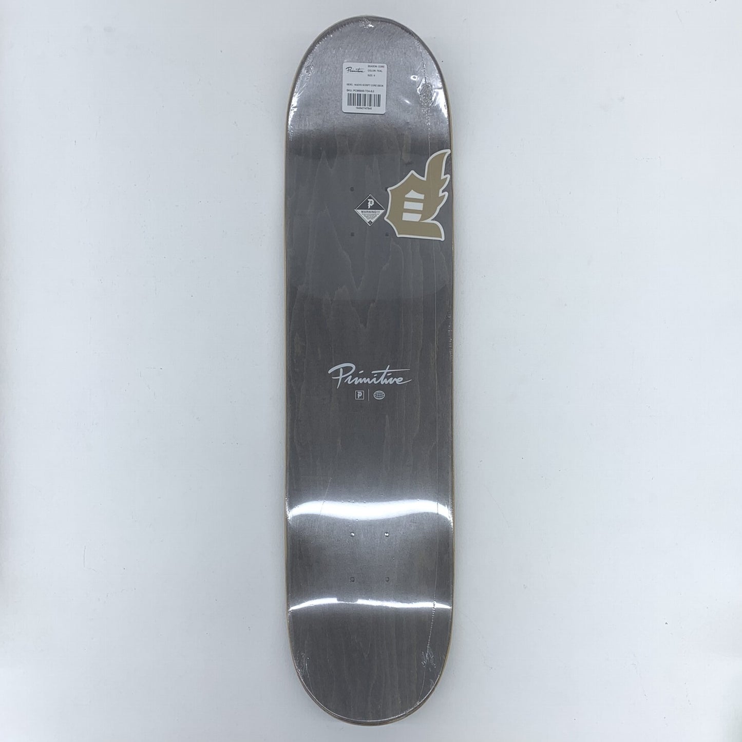 未開封 PRIMITIVE プリミティブ NUEVO SCRIPT CORE DECK 8インチ デッキテープ付 / ヌエボ スクリプト コアデッキ / 8.0×31.75 / 約205×805mm 約1245g..