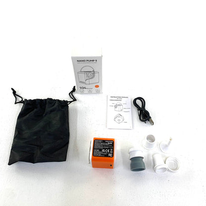 NANOPUMP 5 VOLLYC EZYPACK 衣類圧縮袋 2枚 セットポンプ 膨張 収縮 アウトドア 旅行 キャンプ /2 .,