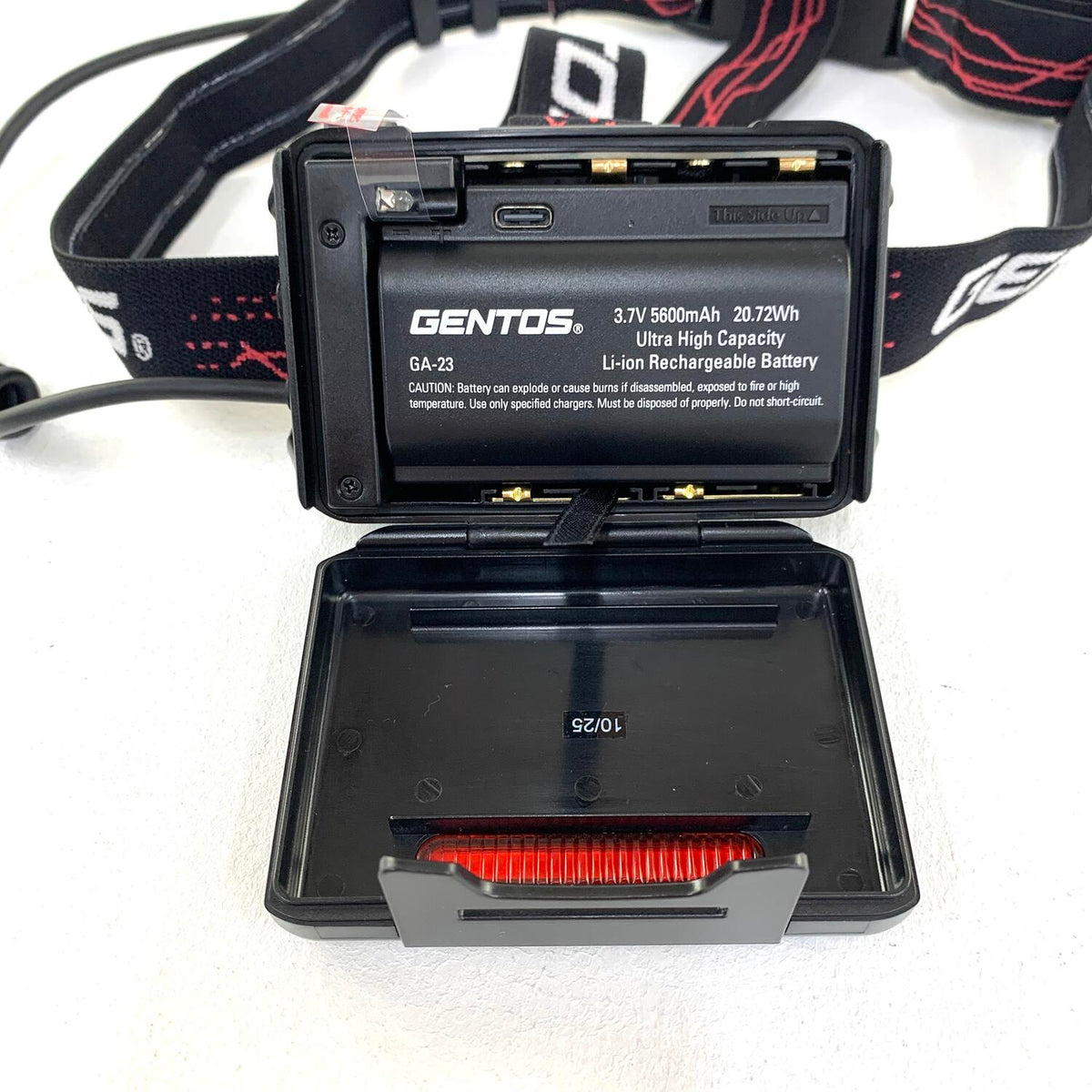 GENTOS ジェントス LED ヘッドライト GH-203RG 作業 登山 釣り .,