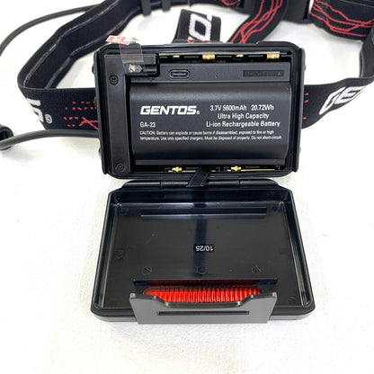 GENTOS ジェントス LED ヘッドライト GH-203RG 作業 登山 釣り .,