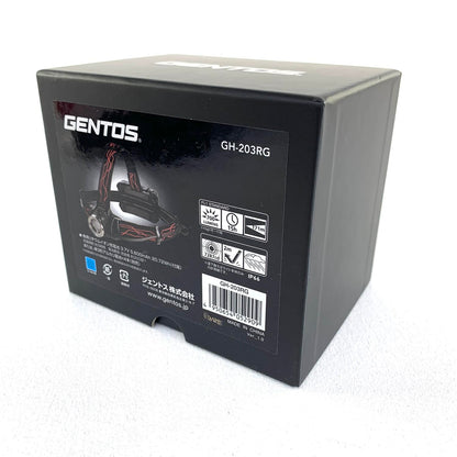 GENTOS ジェントス LED ヘッドライト GH-203RG 作業 登山 釣り .,