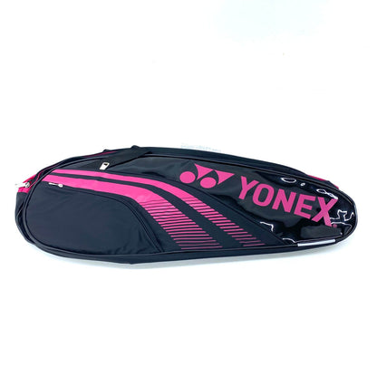 【★加古川物流】中古 美品 YONEX ヨネックス テニス ラケットバッグ6 収納ケース BAG1932R ブラック×ローズピンク 4/8：【431】【431】【431】【加古川物流】