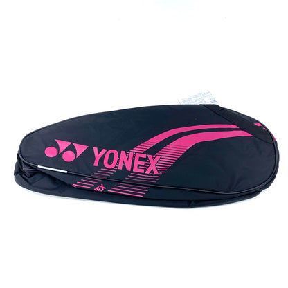 【★加古川物流】中古 美品 YONEX ヨネックス テニス ラケットバッグ6 収納ケース BAG1932R ブラック×ローズピンク 4/8：【431】【431】【431】【加古川物流】