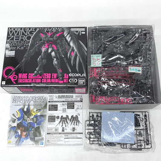未組立 MG 1/100　ガンダムベース限定 ウイングガンダムゼロ EW Ver.Ka リサーキュレーションカラー/ネオンピンク..