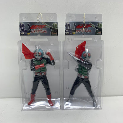 未開封 仮面ライダー ダブルライダーソフビフィギュア 仮面ライダー1号 仮面ライダー2号 セット**