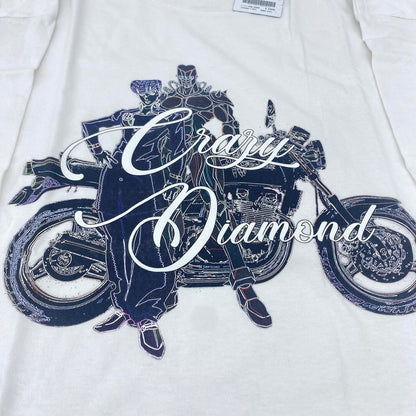 ジョジョの奇妙な冒険 ダイヤモンドは砕けない×Kawasaki　JOJO Moto graphic T-shirt**