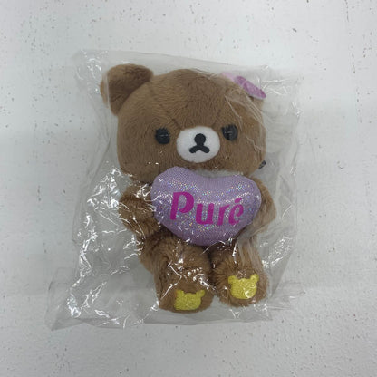 未開封 ピュレグミ×Rilakkuma ぶらさげぬいぐるみ チャイロイコグマ**