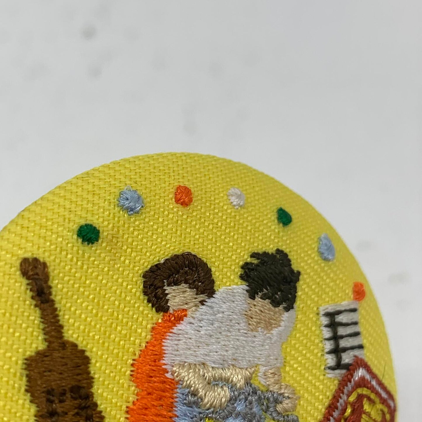 耳をすませば 刺繍缶バッジ **