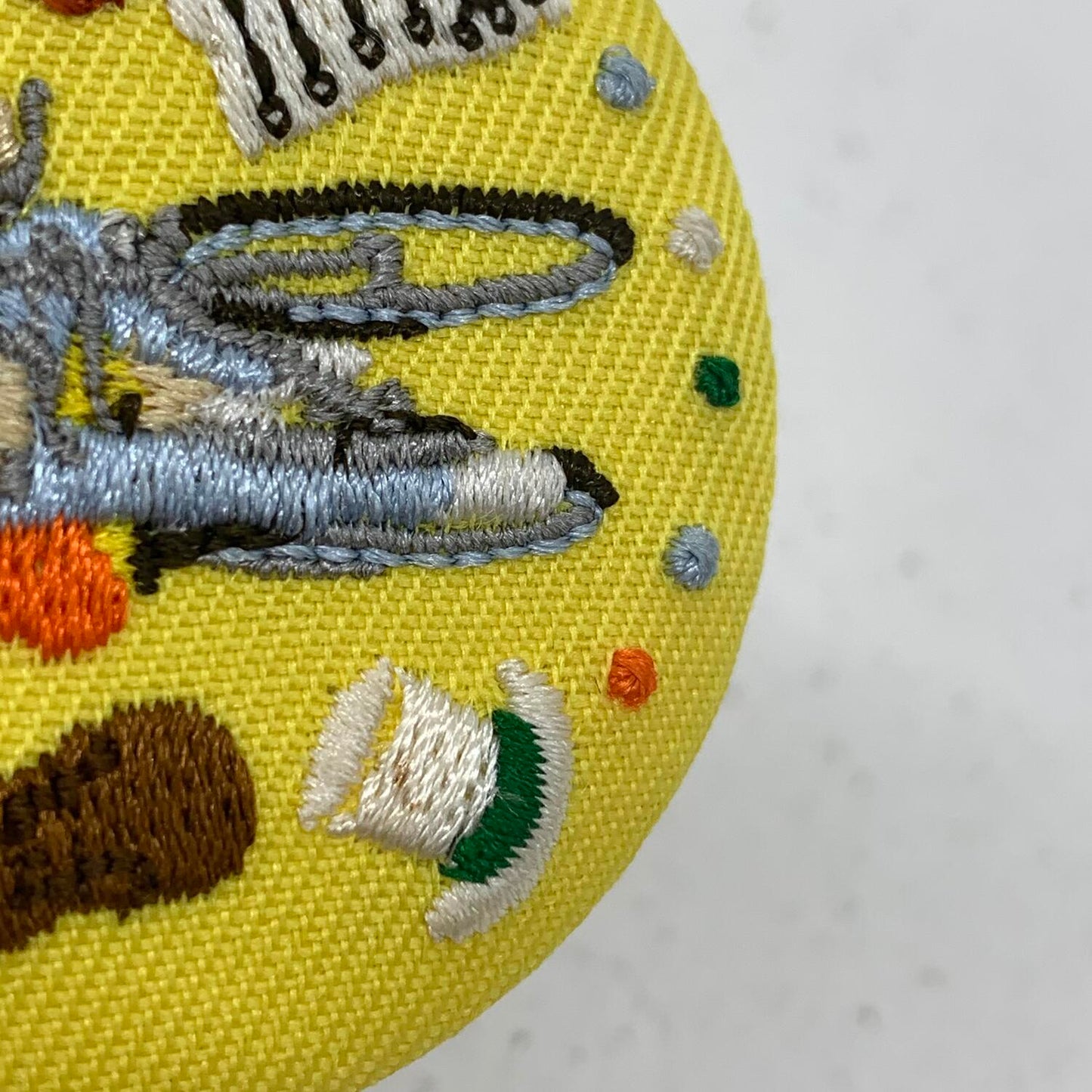 耳をすませば 刺繍缶バッジ **
