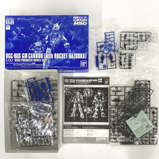 1/144 HG ジム・キャノン (ロケットバズーカ装備) ／ 機動戦士ガンダム THE ORIGIN MSD 5059059..