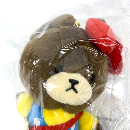未開封 くまのがっこう×ハローキティ ジャッキー MC マスコットキーホルダー.,