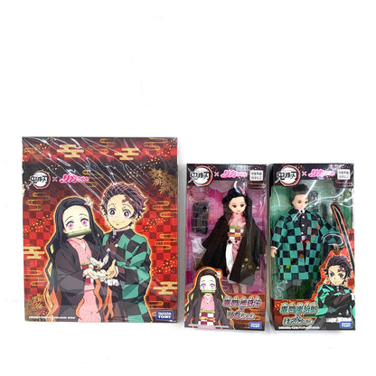 未開封 鬼滅の刃　竈門禰豆子×リカちゃん　竈門炭治郎×はるとくん 特製スリーブケース付き