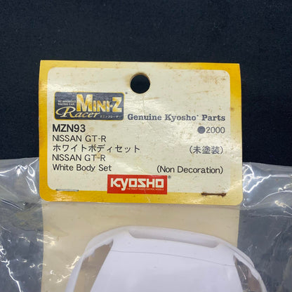 未開封 KYOSHO 京商 ミニッツレーサー MZN93 NISSAN GT-R ホワイトボディセット 未塗装：