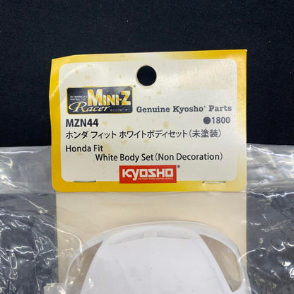 未開封 KYOSHO 京商 ミニッツレーサー MZN44 ホンダフィット ホワイトボディセット 未塗装：