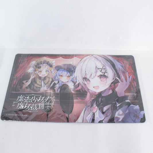 魔法少女ノ魔女裁判 プレミアムマルチラバーマット 桜羽エマ＆橘シェリー＆遠野ハンナ まのさば プレイマット デスクマット
